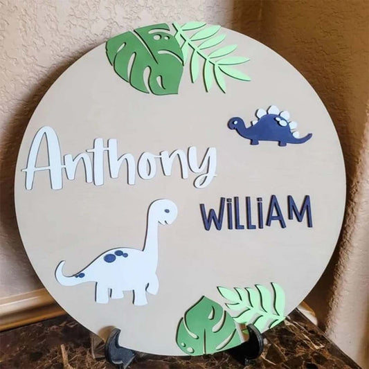 Dino MDF Name sign