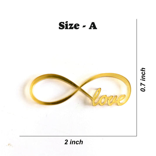 Infinity Love Acrylic Cutout