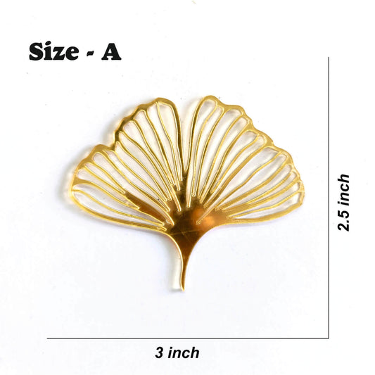 Ginkgo Leafs Acrylic Cutout (4 pcs)