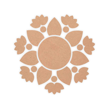 MDF Rangoli Base Cutout