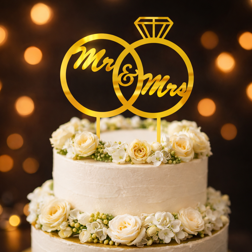 Acrylic Cake Topper