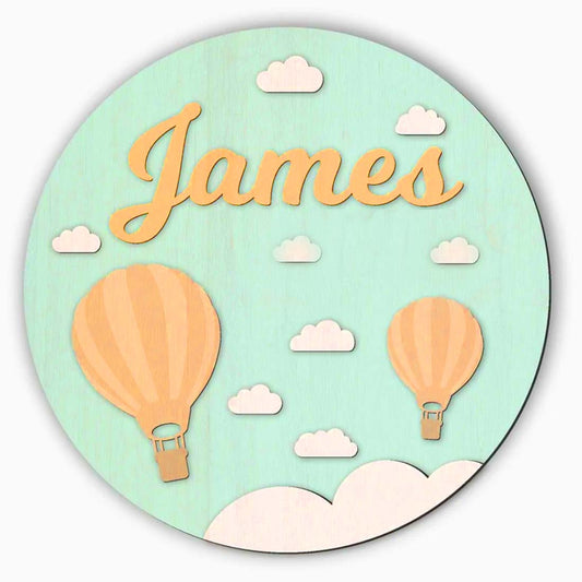 Airballoon MDF Name sign