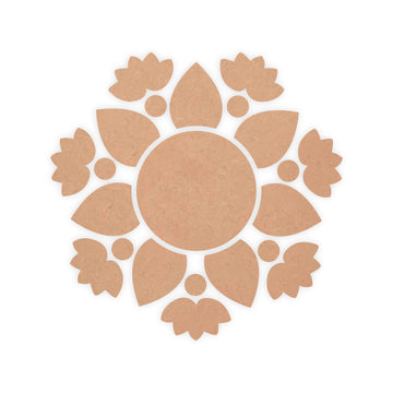 MDF Rangoli Base Cutout - (Code-12)