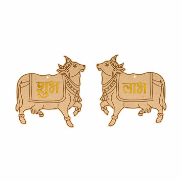 Shubh Labh MDF & Acrylic Toran Base Set -  Code-08