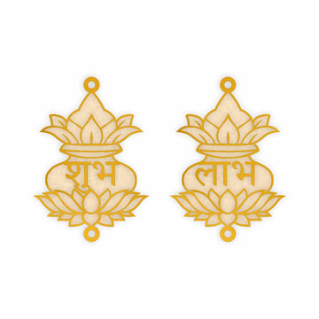 Subh Labh MDF Cutout - Code-12