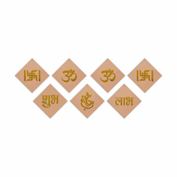 MDF Cutout for Hanging/Latkan/Toran - Pak of 7 (CODE-03)