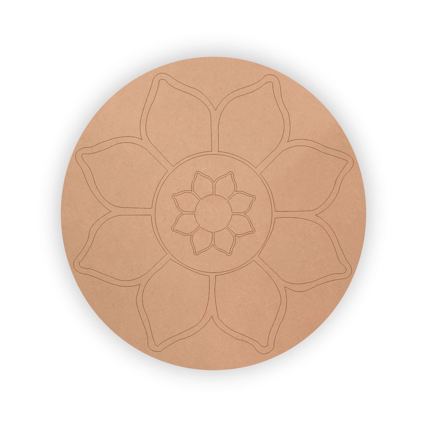 Pre Marked MDF Mandala (code -07)