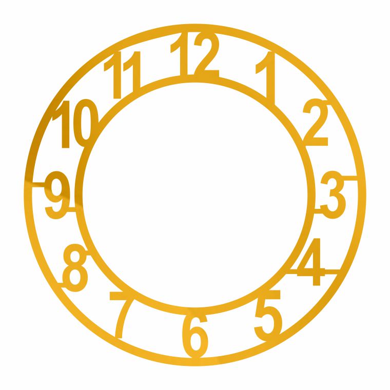 Acrylic Clock Ring- MTRAI03