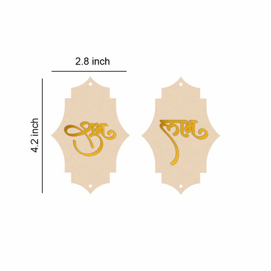 Subh Labh MDF Cutout - Code-06