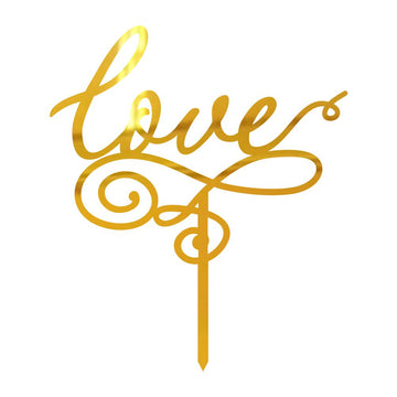 Acrylic Cake Topper-CT-38