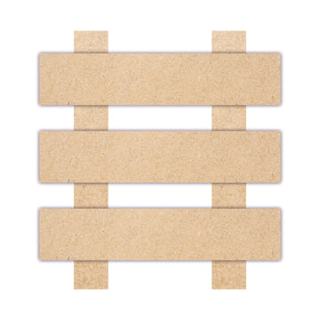 Custom Name MDF Name Plate Base