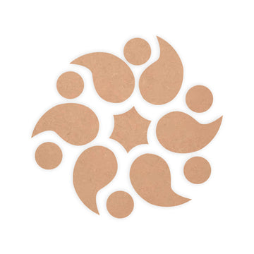 MDF Rangoli Base Cutout - 004