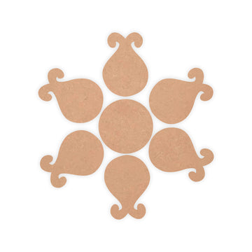 MDF Rangoli Base Cutout - 005