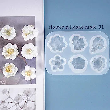 6 in 1 3D Flower Mold [Imported]