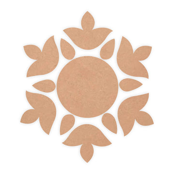 MDF Rangoli Base Cutout - 006