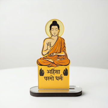 Lord Buddha Acrylic Decorative Stand
