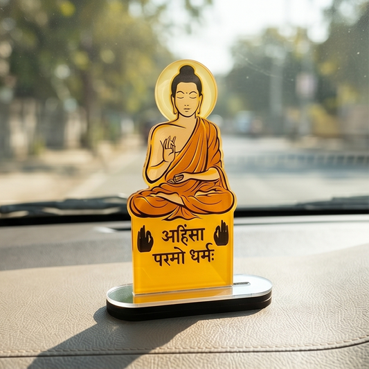 Lord Buddha Acrylic Decorative Stand