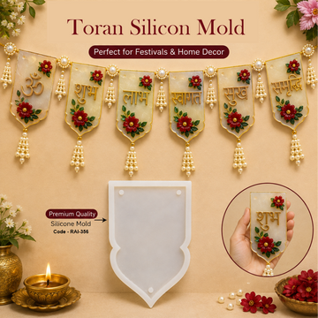 Toran / Wall hanging Silicon mold- Code- RAI-356