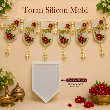 Toran / Wall hanging Silicon mold- Code- RAI-357