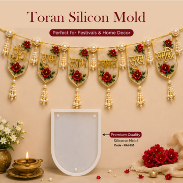Toran / Wall hanging Silicon mold- Code- RAI-355