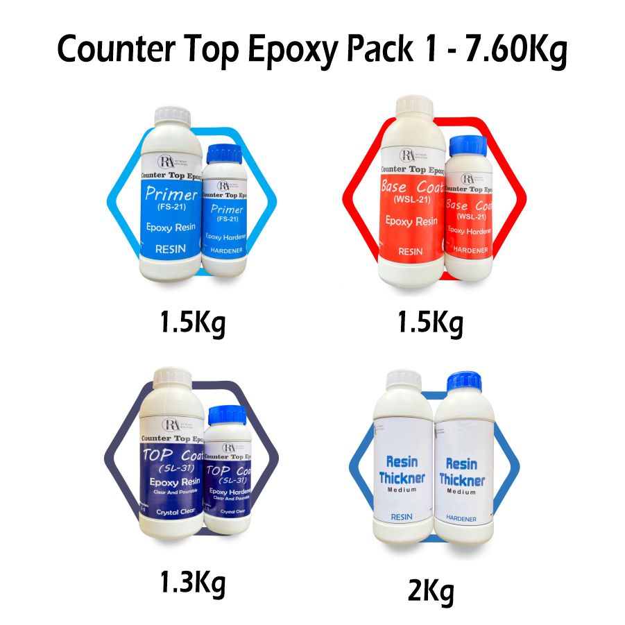 Counter Top Epoxy Startup Pack -1 (7.6kg)