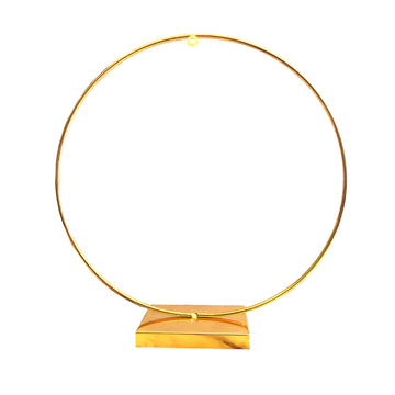 Round Golden Display Stand (14 inch)