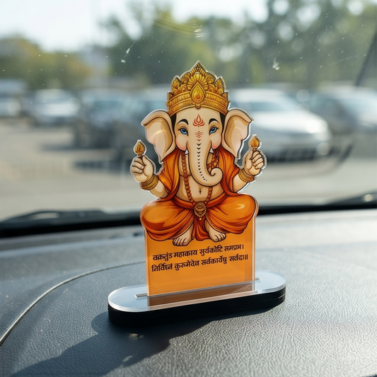 Lord Ganesha Acrylic Decorative Stand