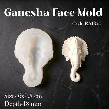 Ganesha Face Mold - RAIMOLD-354