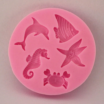 5 in 1 Sea Animal Mold [IMPORTED]