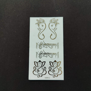 Resin Emboss Sticker Sheet  - Ganesha ji Sheet