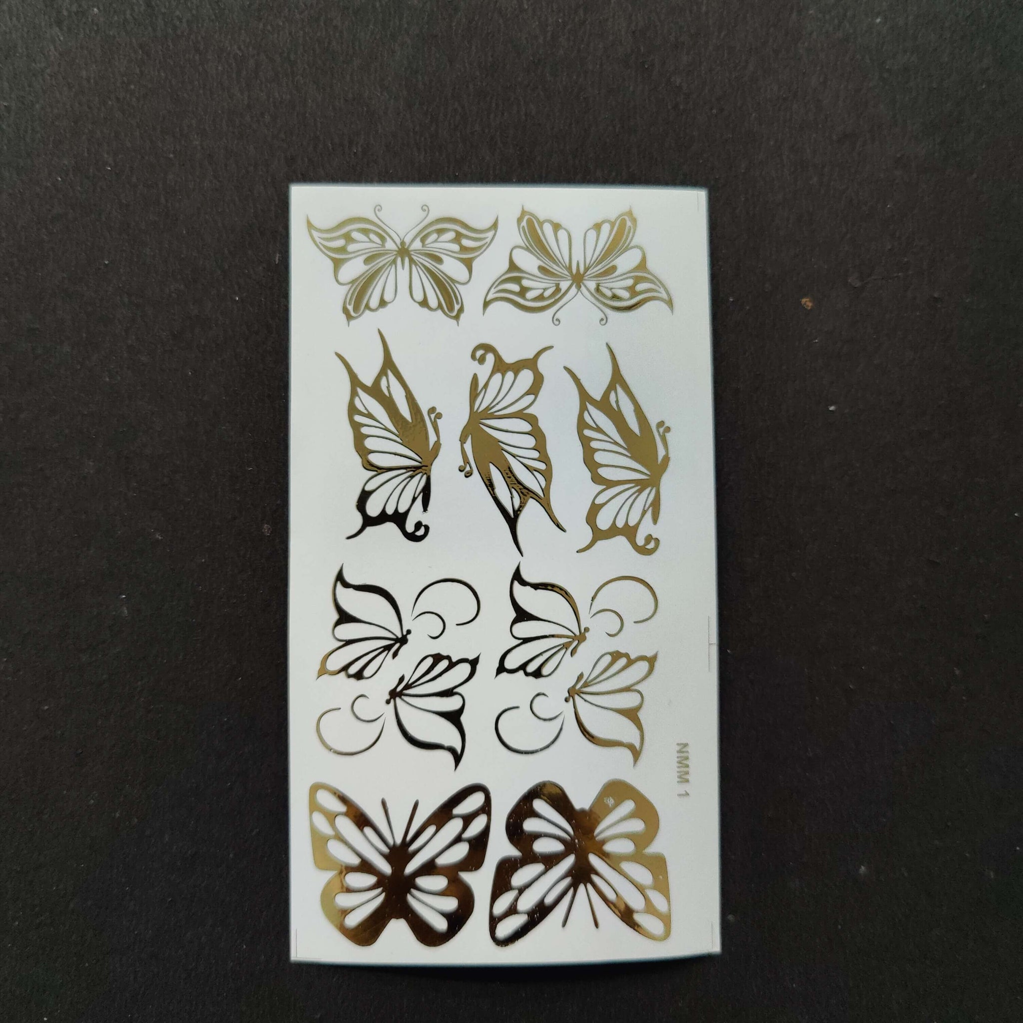 Resin Emboss Sticker Sheet  - Butterfly
