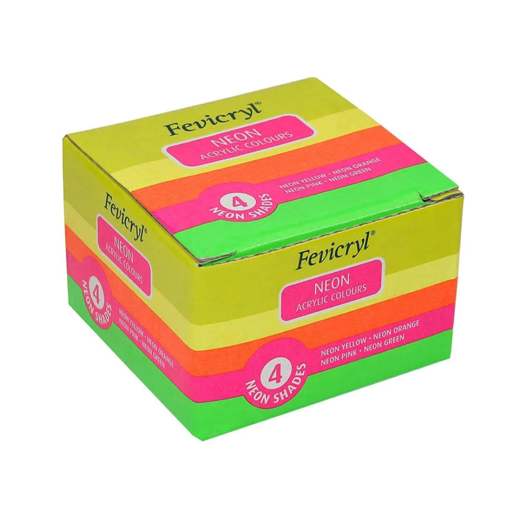 Fevicryl Neon Colour Kit (Set of 4)