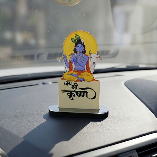 Lord Krishna Acrylic Decorative Stand