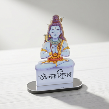 Lord Shiva Acrylic Decorative Stand