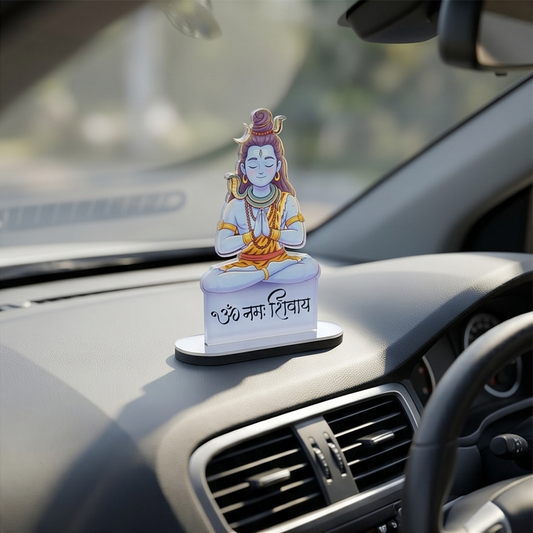 Lord Shiva Acrylic Decorative Stand