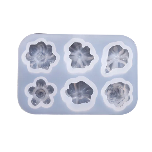 6 in 1 3D Flower Mold [Imported]