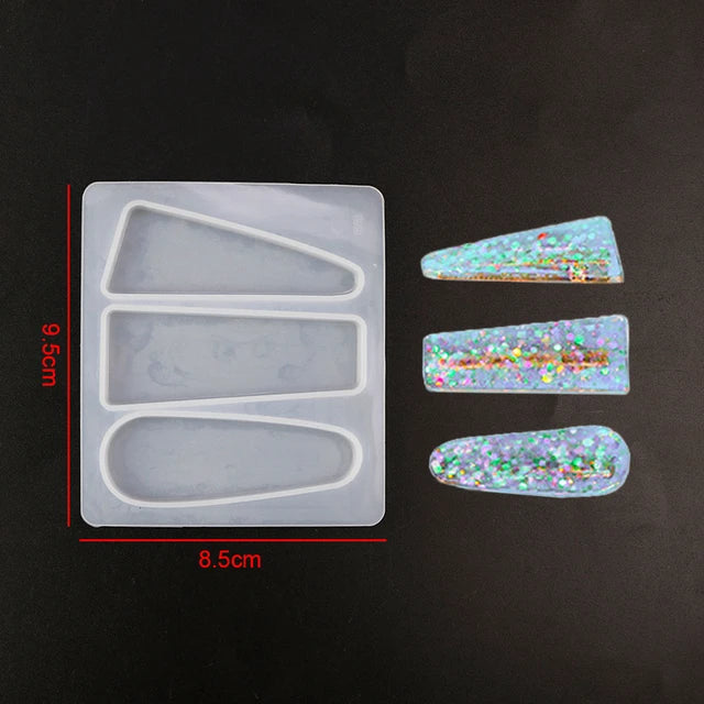 3 in 1 Hair Clip Silicone Mold (Imported)