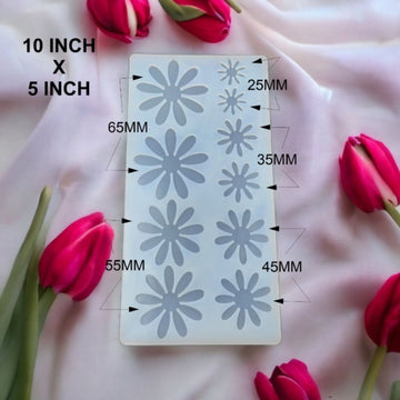 10 Cavity 3D Flower Mold [Imported]
