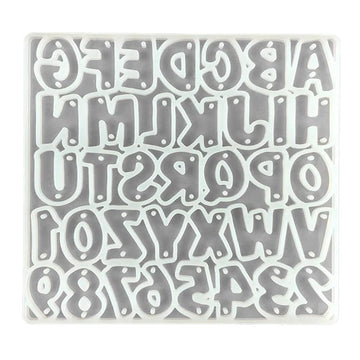 Small Alphabet Letters Earring Resin Molds  [IMPORTED]