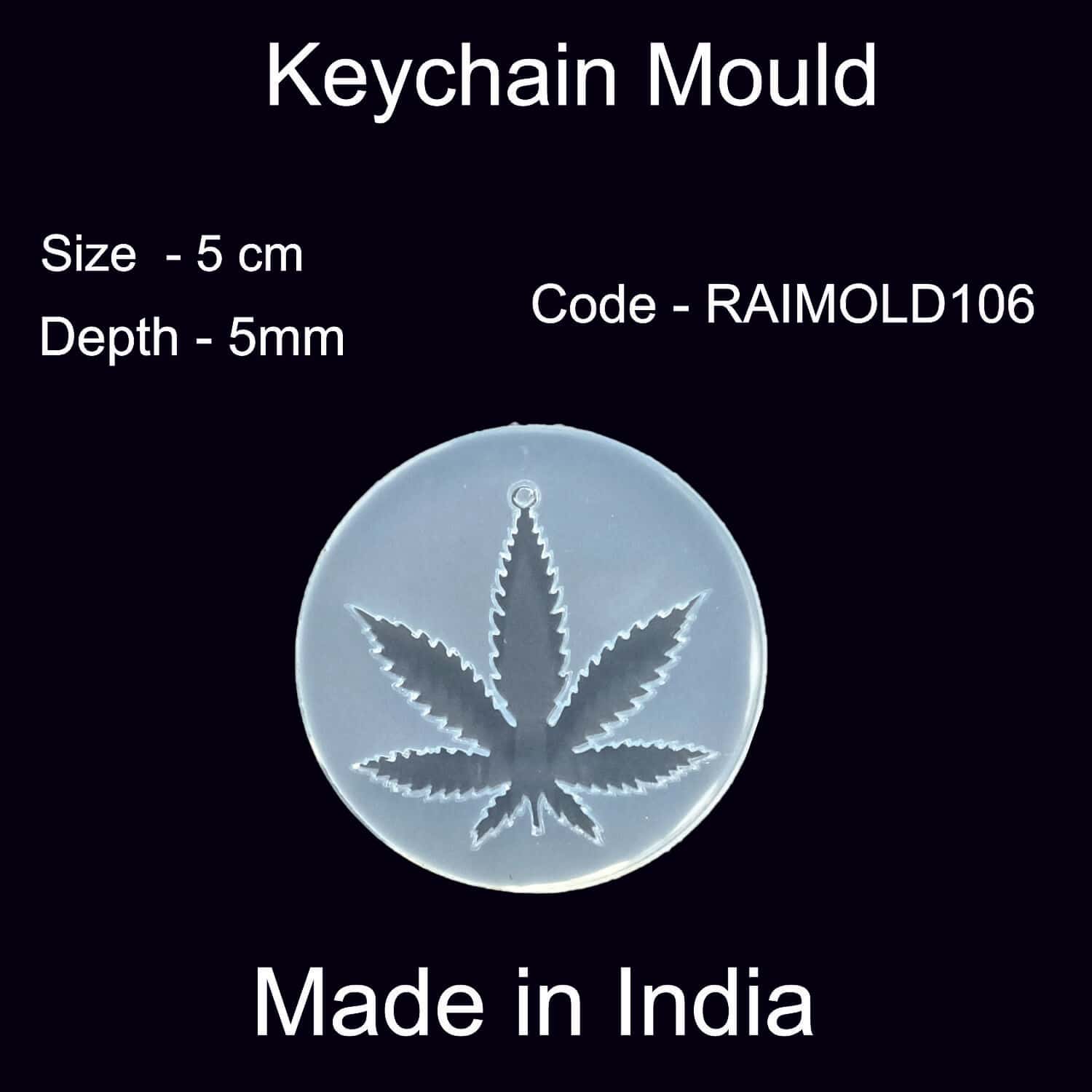 Weed Leaf Keychain Mold-RAIMOLD-106