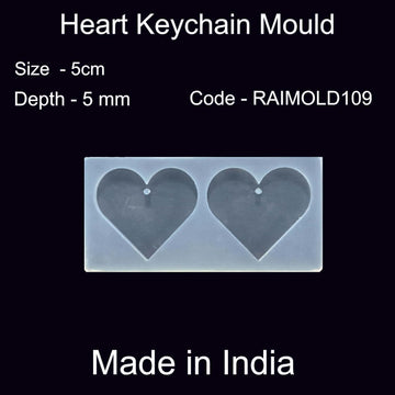 Heart Earring And  Keychain Mold-RAIMOLD-109