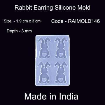 Rabbit Earring Mold-RAIMOLD-146