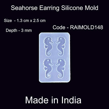 Seehorse earring Mold-RAIMOLD-148