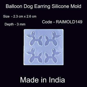 Balloon Dog Earring Mold-RAIMOLD-149