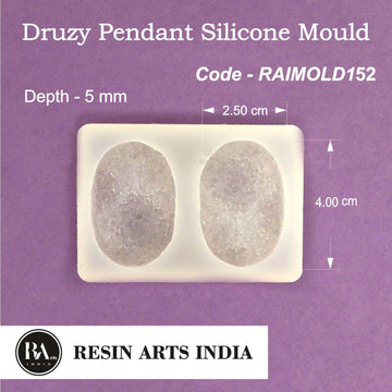 Druzy Pendant Mold-RAIMOLD-152