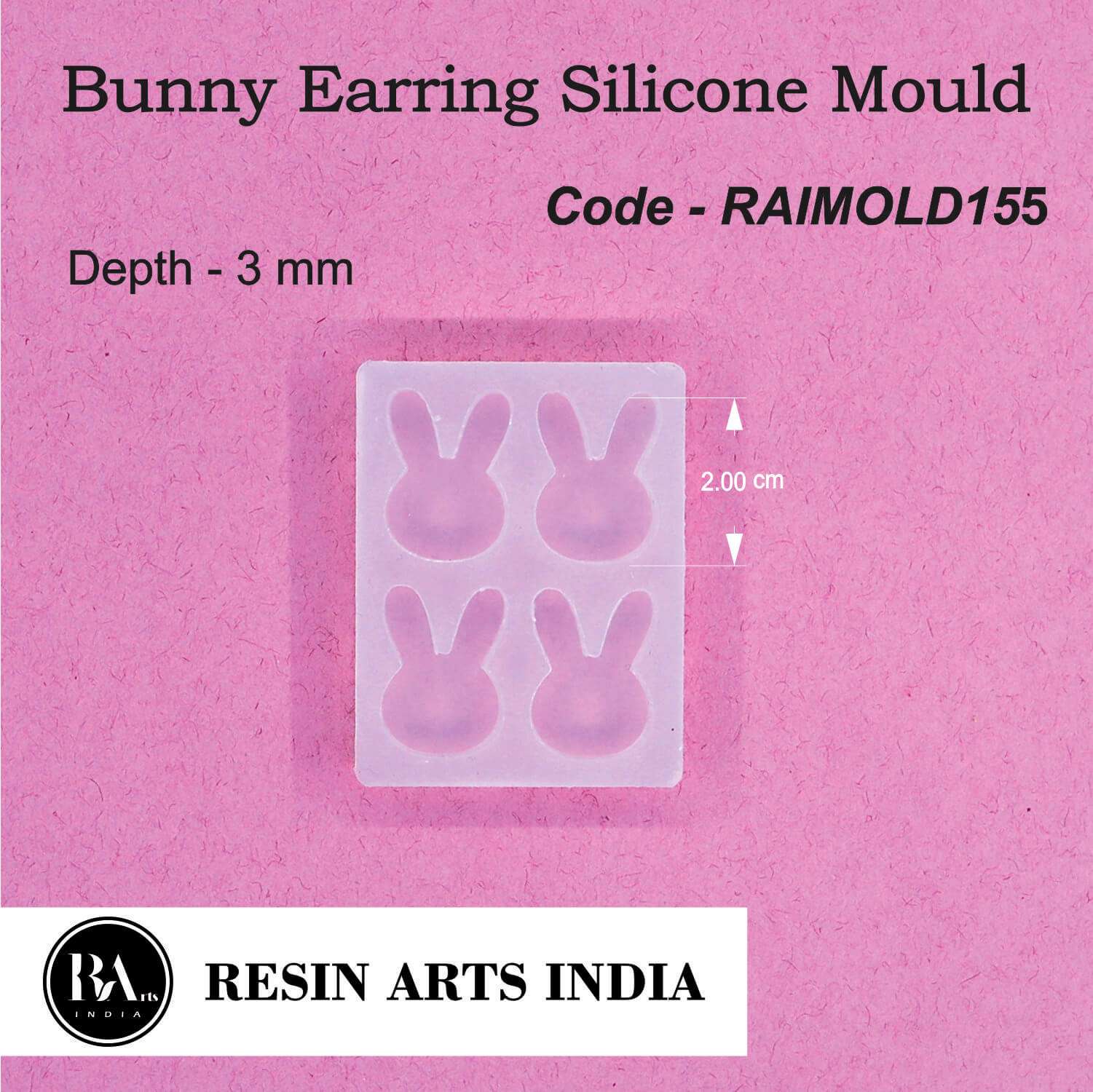 Bunny Earring Mold-RAIMOLD-155