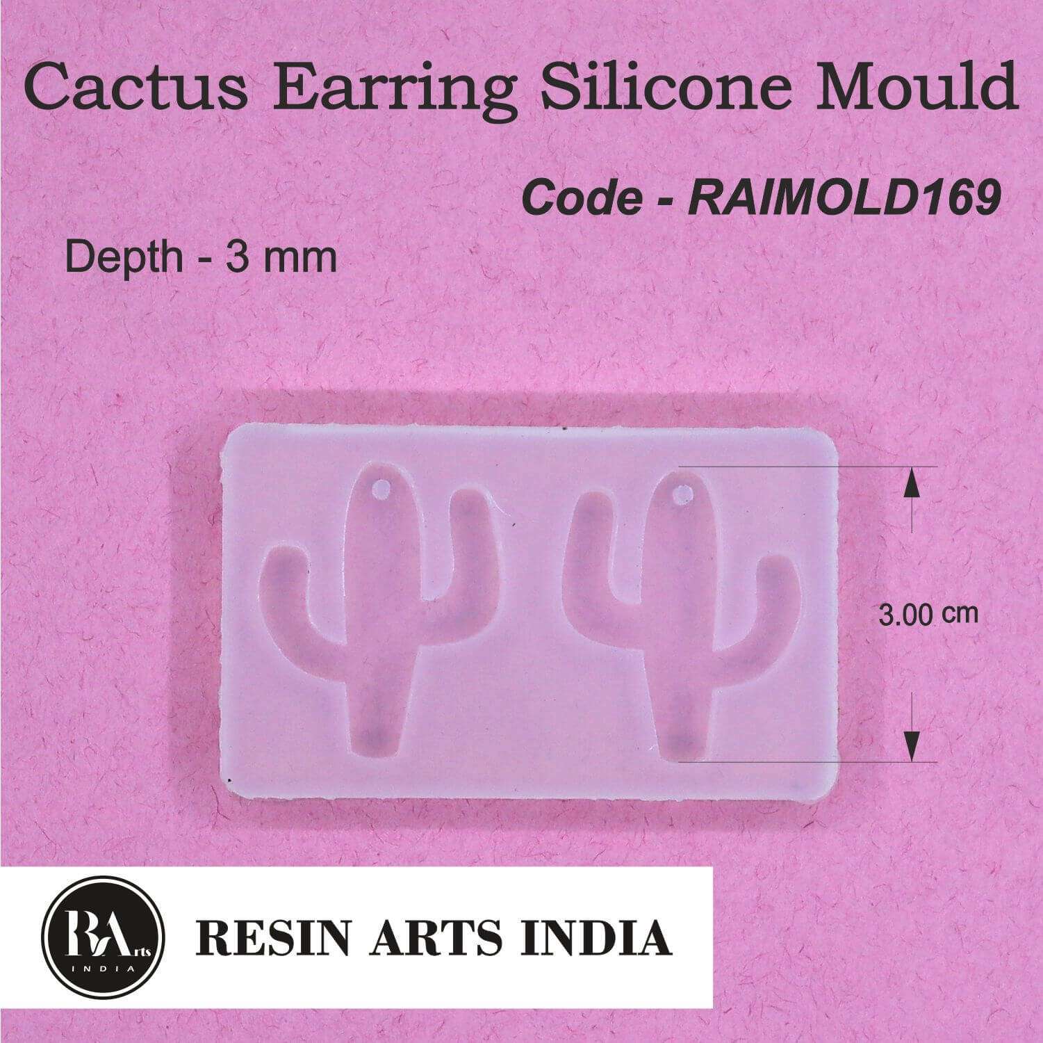 Cactus Earring Mold-RAIMOLD-169