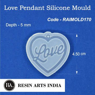 Love Pendant Mold-RAIMOLD-170