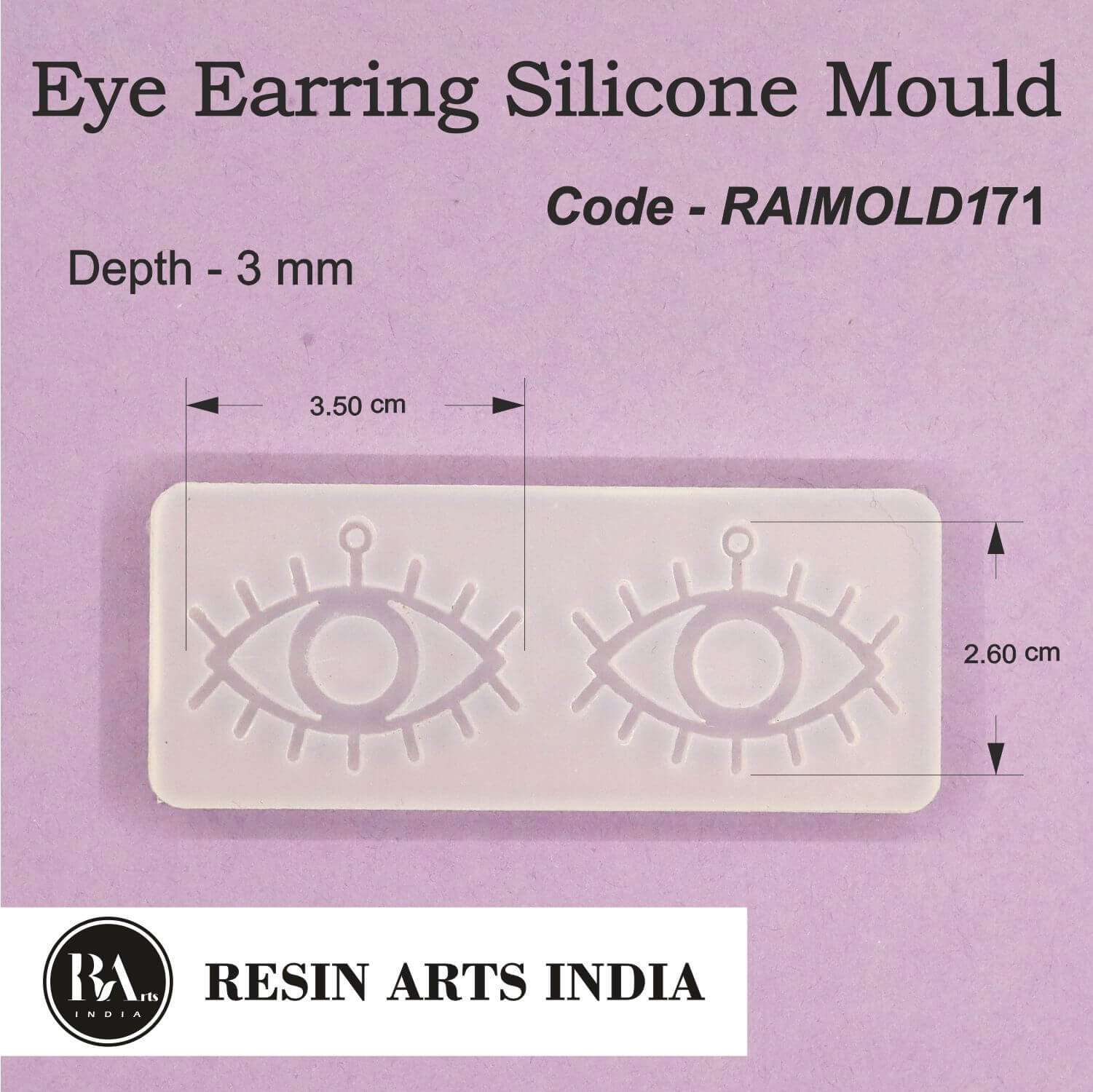 Eye Earring Mold-RAIMOLD-171