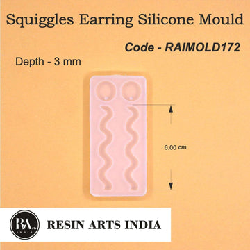 Squiggles Earring Mold-RAIMOLD-172